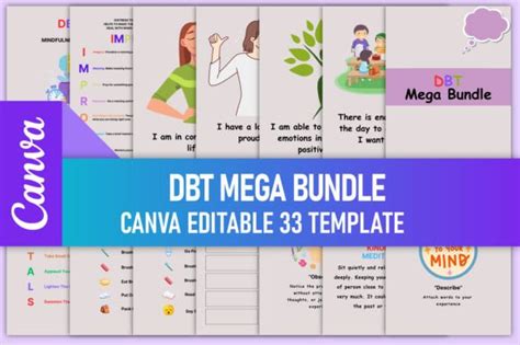 Editable Dbt Mega Bundle Canva Kdp Graphic By Rahimaartwork077 · Creative Fabrica