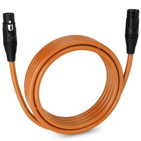 LyxPro 15 Ft Balanced XLR Cable Male To Female 3 Pin Microphone Cable