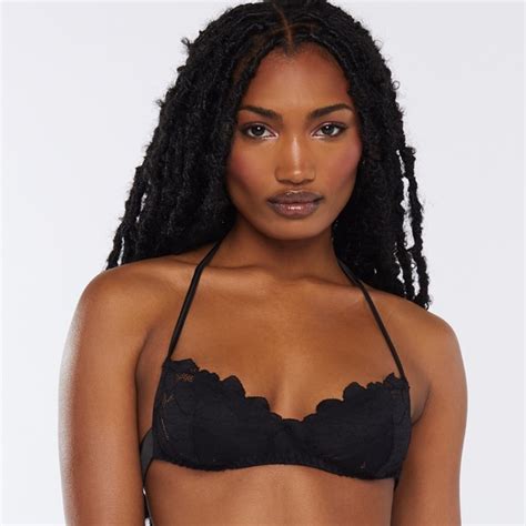 Savage X Fenty Intimates And Sleepwear Nwt Savage X Fenty Floral Glow Lace Tie Back Bralette