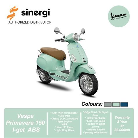 Jual Vespa Primavera 150 Iget Abs On The Road Di Seller Vespa Sinergi