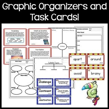 Reach For Reading Rd Grade Unit Bundle National Geographic Printables