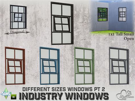 The Sims Resource Industry Windows Sw Tall Small Open X