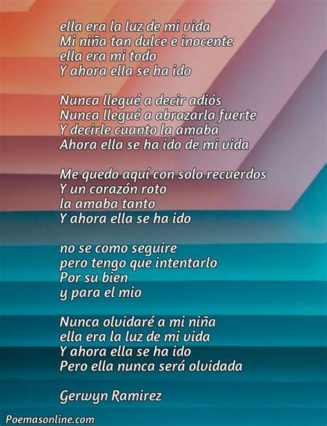 5 Mejores Poemas Para Una Hija Muerta Poemas Online