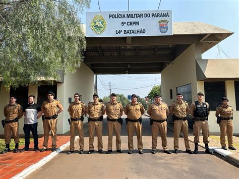 Comandante Geral Visita O 14 BPM E Reitera Compromisso Da PMPR A