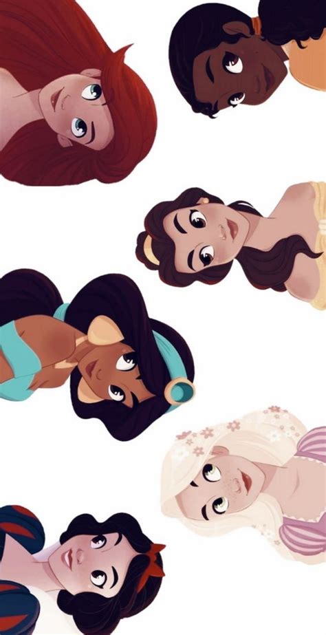 Atualmente A Formação De Princesas Da Disney Inclui Jasmine Ariel Rapunzel Tiana Bela