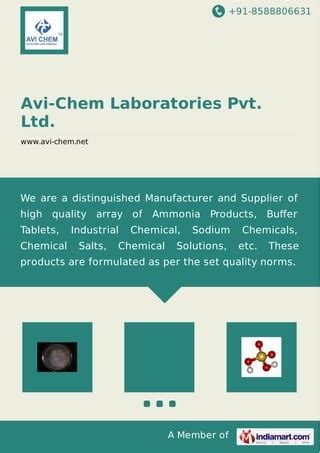 Avi Chem Laboratories Pvt Ltd PDF