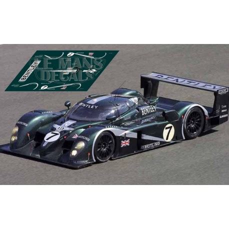 Bentley Speed 8 - Le Mans 2003 nº7 - LEMANSDECALS