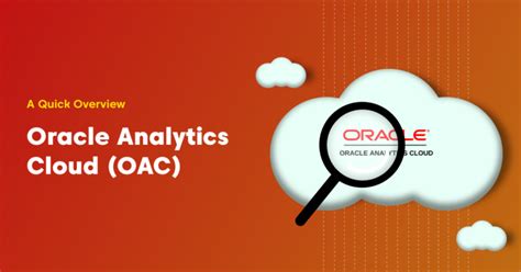 Oracle Analytics Cloud Oac The Jumpstart Guide