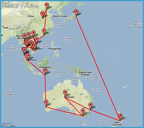 Southeast asia travel guide map - TravelsFinders.Com