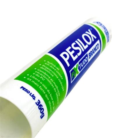 Cola Adesiva Pesilox FixTudo Construção Branco tubo 360g caixa 12