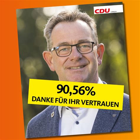 DANKE für Ihr Vertrauen CDU Lorsch