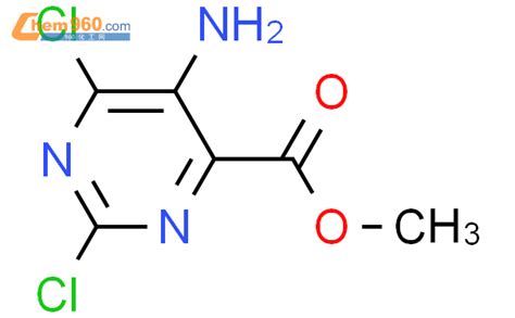 502184 51 25 氨基 26 二氯嘧啶 4 羧酸甲酯化学式、结构式、分子式、mol、smiles 960化工网