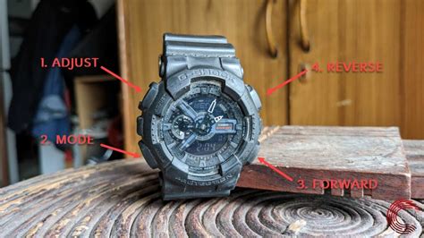 how to change time on my g shock