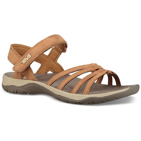 Teva Womens Elzada Leather Waterproof Sandals Bobs Stores