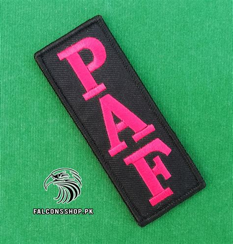 Paf Shoulder Patch Red Falcons Shop Online Aviation Shop Cash