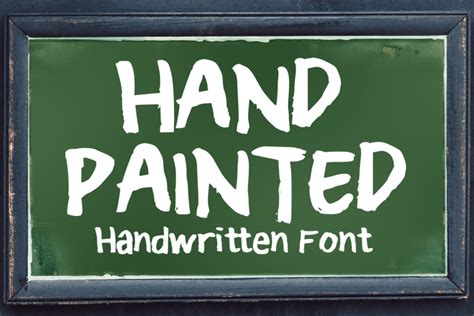 Hand Painted Font Free Download - FreeFontDL