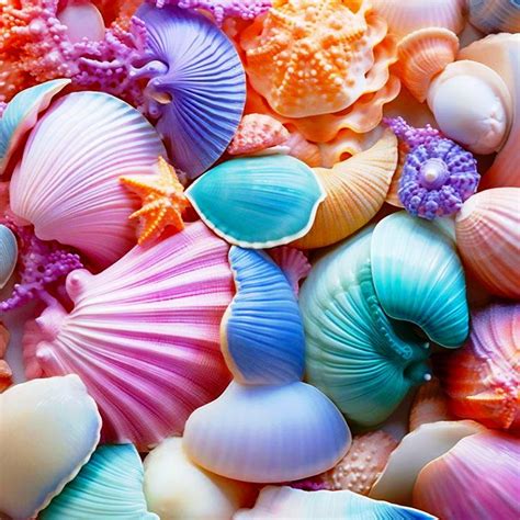 Solve Beautiful Bright Shells Jigsaw Puzzle Online With Pieces