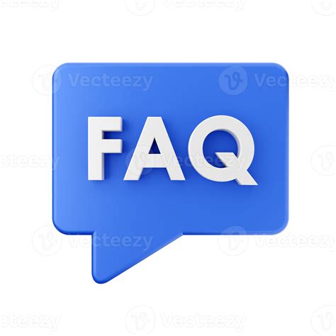 3d Frequently Asked Questions Icon Illustration Render 22359222 Png