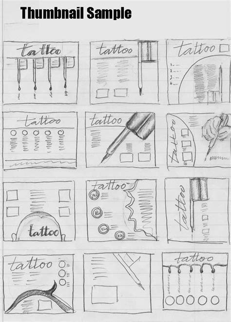 Thumbnail Sketch Examples at PaintingValley.com | Explore collection of ...