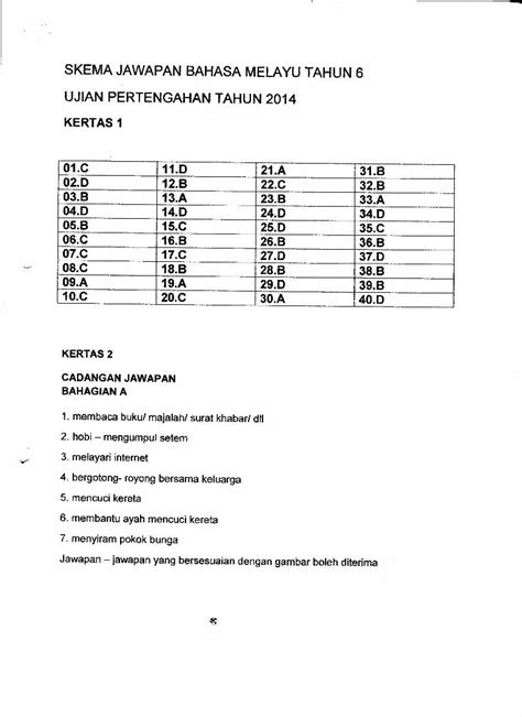 Pdf E Perkhidmatan Kajian Tempatan Tahun Skema Jawapan