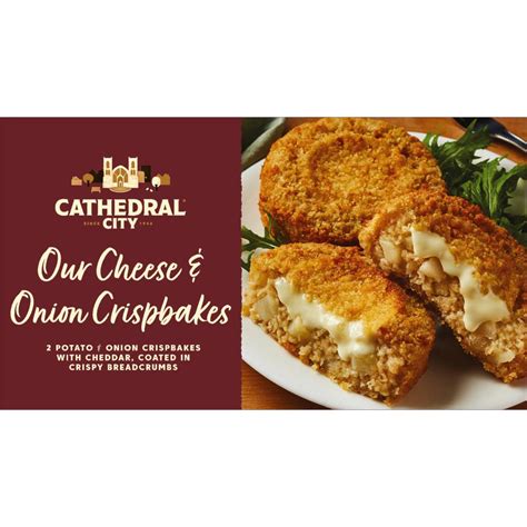 Cathedral City Our Cheese Onion Crispbakes G Vegetarian