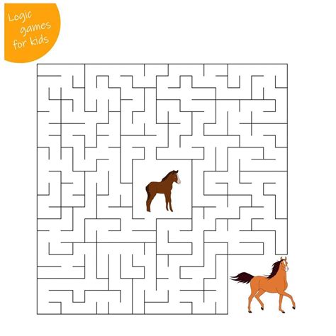 A Puzzle Game For Children Go Through The Maze Help Me Walk Through