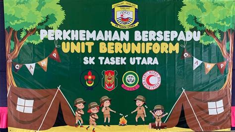 Malam Kebudayaan Perkhemahan Bersepadu Unit Beruniform Setasek Youtube