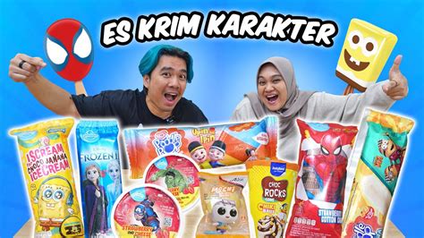 Berburu Es Krim Karakter Keluarga Ziyan Youtube