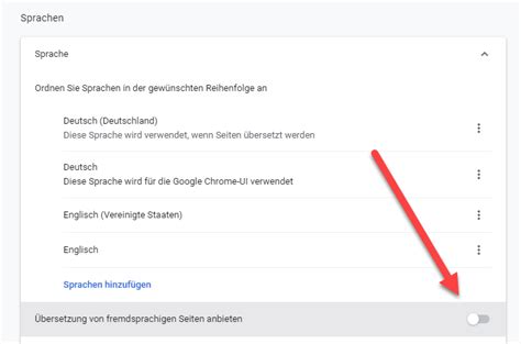 Chrome Browser Automatische Bersetzung Deaktivieren Ekiwi Blog De