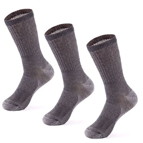 Meriwool Meriwool 3 Pairs Merino Wool Blend Socks Choose Your Size