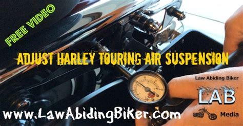 Adjust Harley Davidson Street Glide Touring Air Suspension