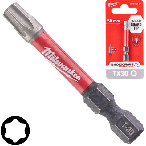 Bit Udarowy Torx Tx Mm Shockwave Impact Duty Milwaukee