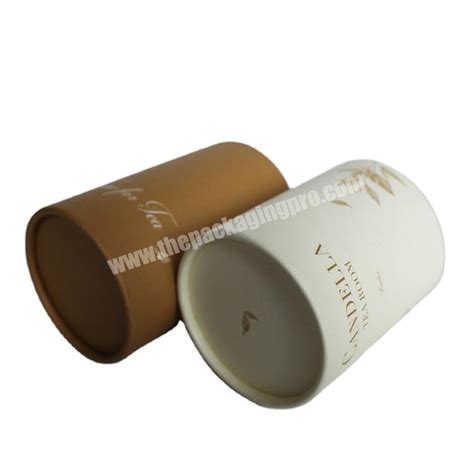 Eco Friendly Cardboard Paper Cylinder Packaging Box For Teaherbscoffee Packaging