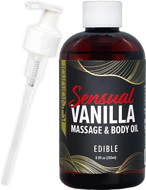 Iq Natural Edible Massage Oil For Couples Sexual Massage Therapy Body Oils For