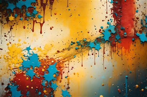 Premium Ai Image A Painting Of A Rainbow Of Color