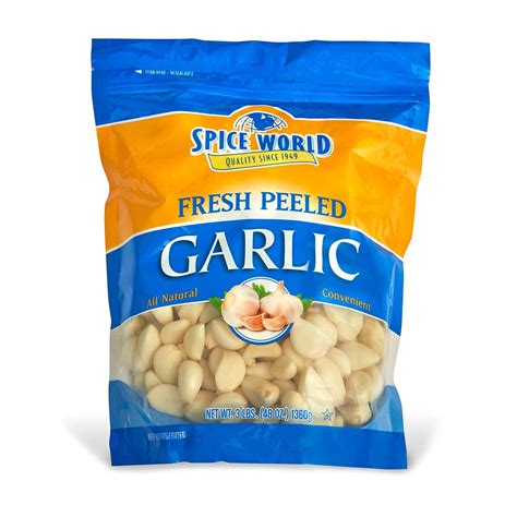 Peeled Garlic 3 Lbs Pack Of 3 A1 Grocery And Gourmet Food