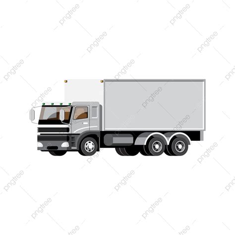 Truck Logistics Transport Vector Hd Images Big Isolated Vehicle Vector Colorful Icons Set Flat