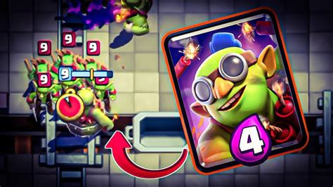 Goblin Demolisher Deck Is Broken Clash Royale Youtube