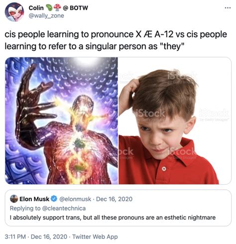 cis people learning to pronounce X Æ A-12 vs cis people learning to ...