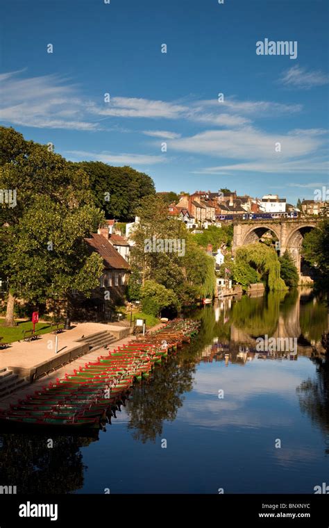 The River Nidd Knaresborough North Yorkshire Stock Photo Alamy