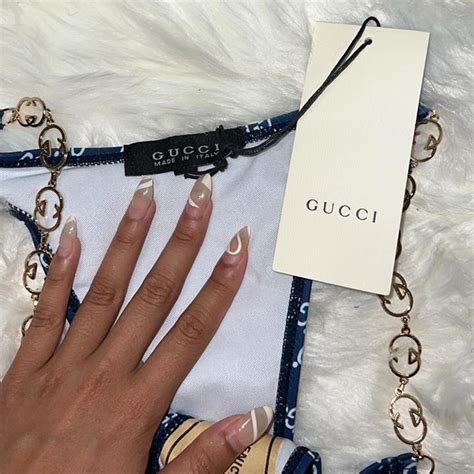 Sexy Bikini From Gucci Similar To Kylies Brown Depop