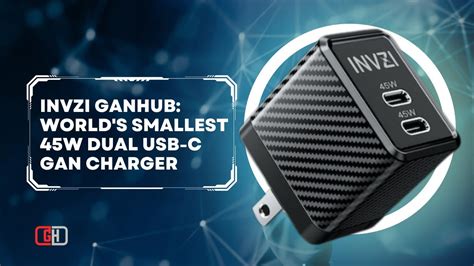 Invzi Ganhub World S Smallest W Dual Usb C Gan Charger Youtube