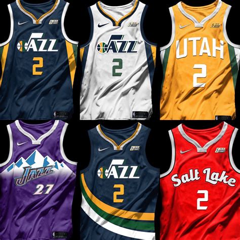 A Look At Every Jersey The Utah Jazz Have Worn Deseret News Atelier