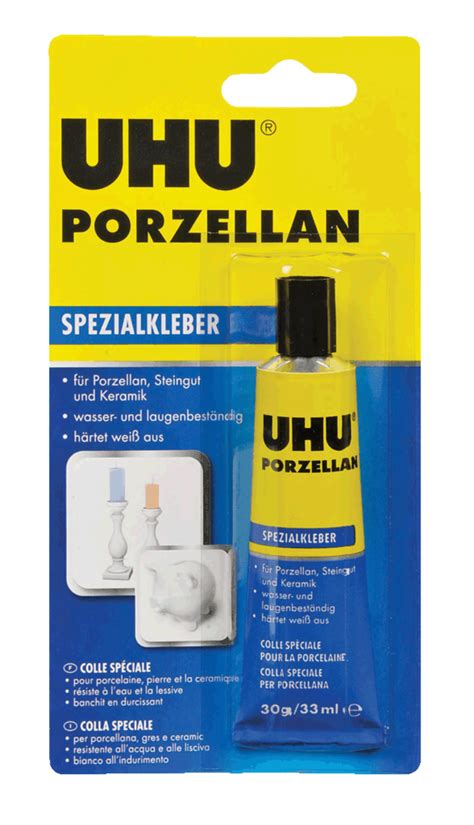 Клей UHU секундный для фарфора и керамики Porzellan Keramik - 30 г. UHU ...