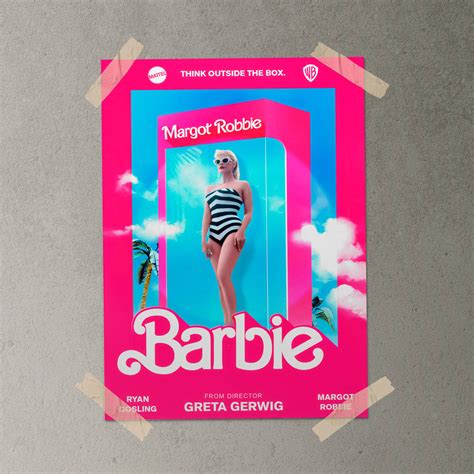 Barbie Barbie The Movie Poster Barbie 2023 Movie Poster Wall Art