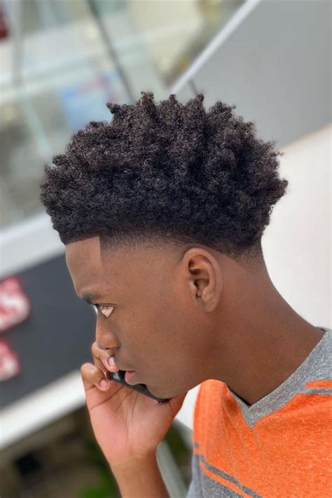 Taper Fade Afro Afro Hair Fade Low Taper Fade Haircut Temp Fade