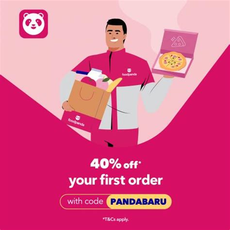 Foodpanda First Order Promotion Free 40 Off Promo Code