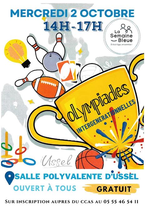 Semaine bleue Olympiades intergénérationnelles Guide de la Corrèze