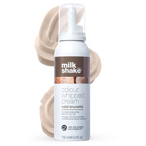 Milk Shake Colour Whipped Cream Cold Brunette Ml Amazon It Bellezza