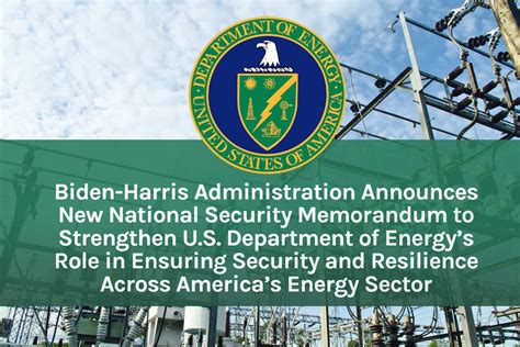 Doe Epa Support Nsm 22 Focused On Critical Infrastructure Security And